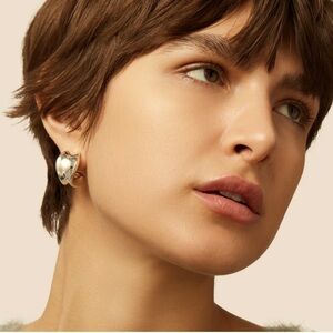 Jenny Bird Silver Hoop Earrings